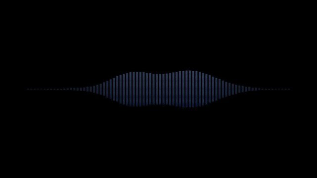 Abstract sound wave visualization with vibrant colors on black background.