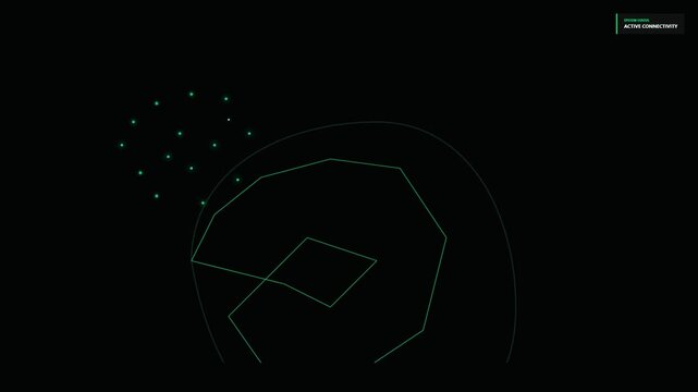 Neural synapse network connection in dark space