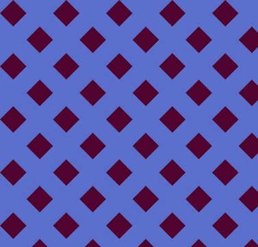 Set of red diamond shapes with pixelated edges in a pattern