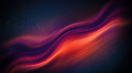 Abstract colorful wavy nebula and cosmic dust background © Sanur