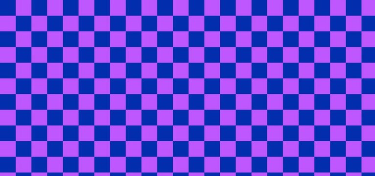 Colorful pixel art pattern with square blocks in purple and blue shades