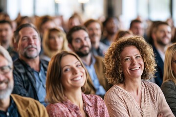 Fototapeta premium Bright Business Workshop for Entrepreneurs and Innovators