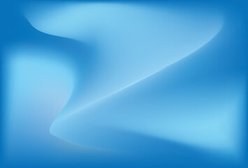 Obraz premium Soft Blue Abstract Fluid Gradient Background with Smooth Wave Texture