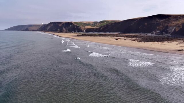 Wonderful clean sea and beach at Sandymouth Bay Cornwall