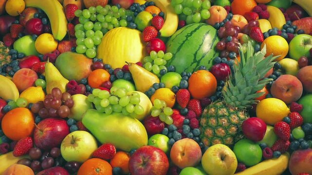 Fruit Mix Healthy Diet Concept