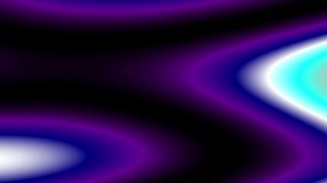 Vibrant Color Shift Liquid Wave Motion, Red Cyan Purple Abstract Psychedelic Gradient Waves Seamless Loop Background