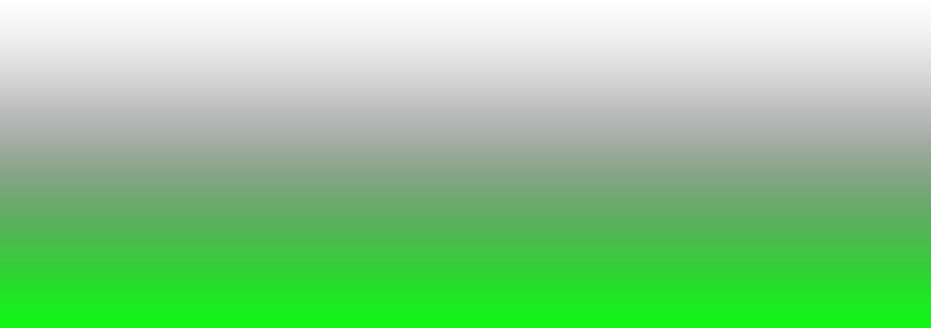 Smooth and soft gradient transition from pure white to bright vivid green