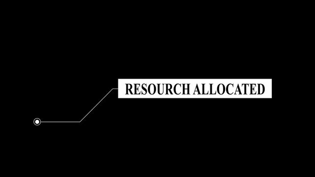 White Callout Box with Circle Pointer on Black Background Keywords: callout, speech bubble, text box, graphic element, design element, information, notification, pointer, arrow, highlight, label