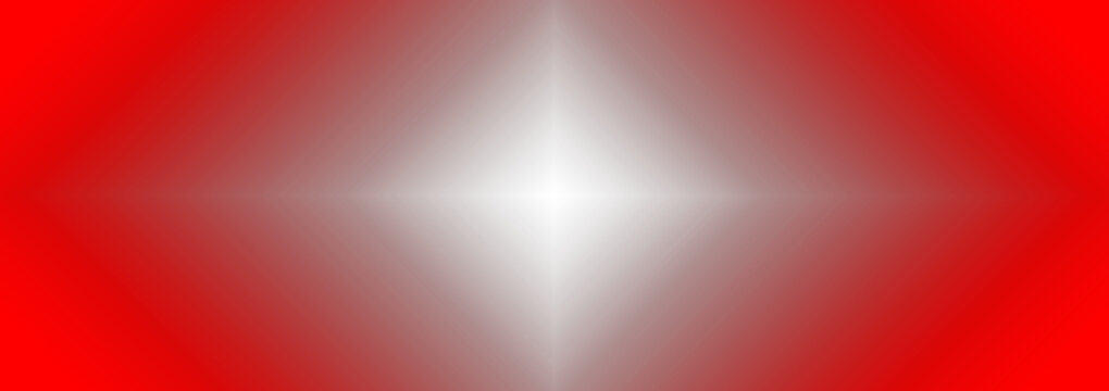 Vibrant red field radiating a brilliant white glow from its central point