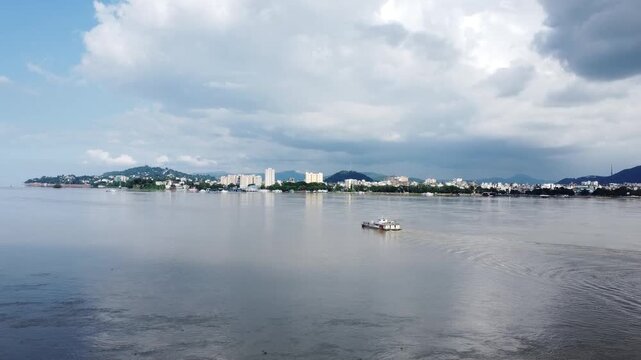 GUWAHATI CITY VIEW FROM BANK OF BRAHMAPUTRA