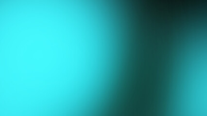Fototapeta premium Abstract teal blue gradient background. Smooth soft light texture for modern design.