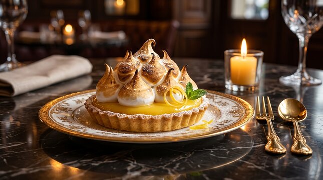 Lemon Meringue Pie with Flaky Crust and Creamy Lemon