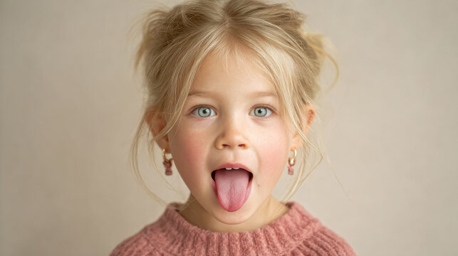 Cheerful children make funny facial expressions with playful energy, capturing authentic childhood emotions and carefree moments full of joy and spontaneity.