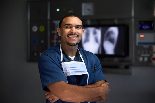Doctor Medical Room With X-rays
