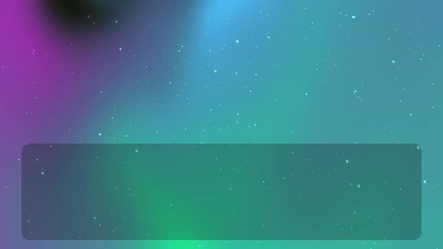 Abstract cosmic background with a dark rectangular frame for text copy space.