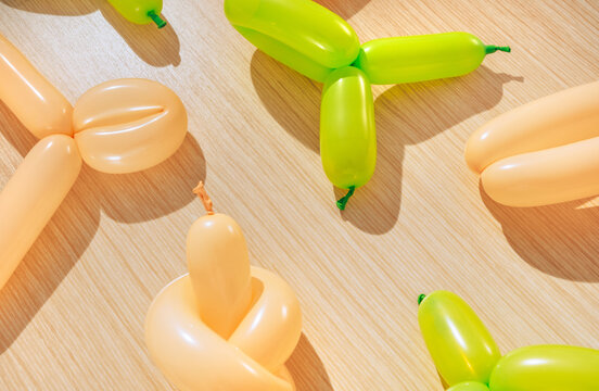 Vibrant balloons