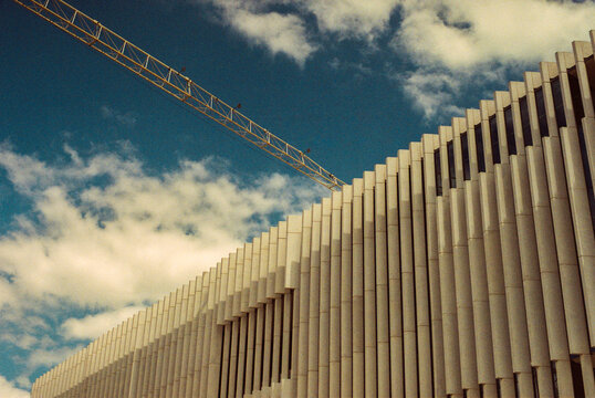 Crane Above Facade