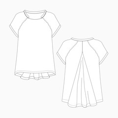 Women's Trims details with fashion top and variant styles © brumous.ig