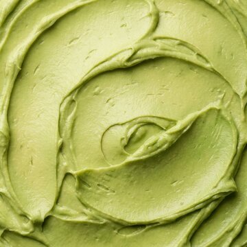 Green Cream Swirl Texture