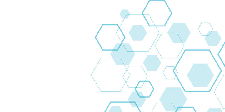 Abstract hexagon background. Futuristic abstract honeycomb mosaic grey technology background. Abstract Modern colored poster for sports Light out technology and with neon hexagon and triangles.