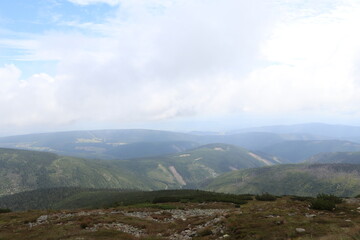 mountain landscape with clouds © Anna