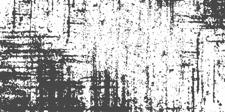 Black and White Vector Grunge Overlay Texture with Distressed Scratches and Ink Splatters. Dust Overlay Distress Grain ,Simply Place illustration over any Object to Create grungy Effect. Overlay with 