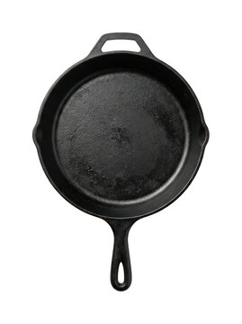 Rustic cast iron skillet png