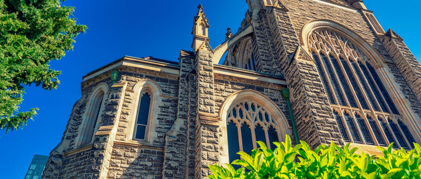 St Mary's Cathedral on a sunny day, Perth