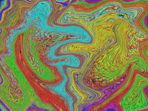 Abstract vibrant multicolored swirling patterns creating dynamic fluid motion textures for artistic digital design backgrounds