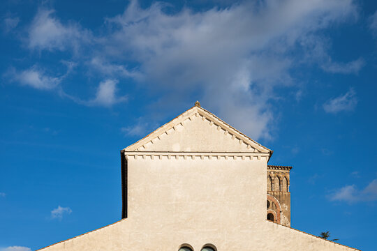 views of the village of Ravello along the Costiera Amalfitana road, Salerno, Italy