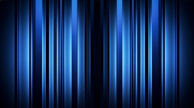 Abstract blue vertical light streaks background modern geometric pattern tech backdrop design