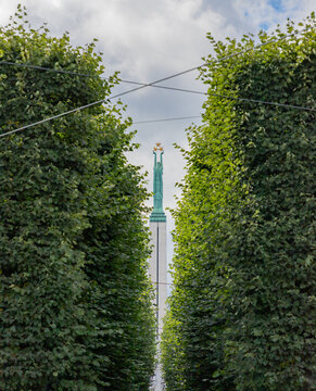 The Freedom Monument in Riga