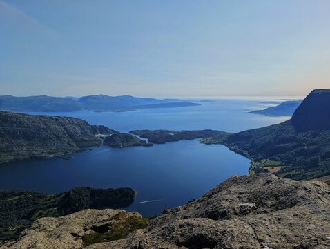 Norwegen Wanderung Ausblick