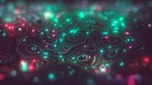 Abstract Swirls Glowing Neon Digital Background
Abstract swirling patterns background with streaming circular particle lines and depth of field blur. Not made with AI but crafted carefully