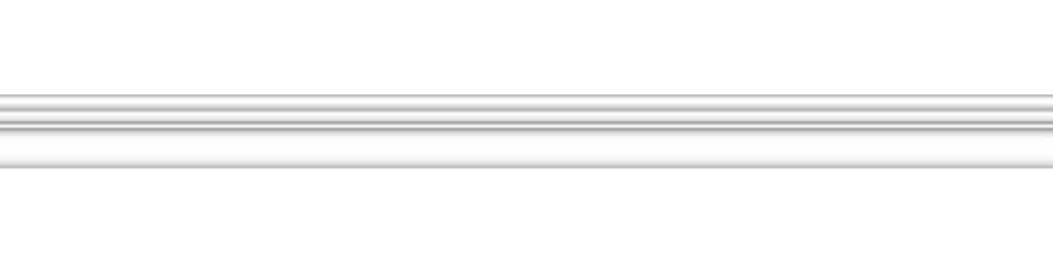 Realistic white long vector wooden skirting baseboard for wall, floor or ceiling decor isolated on transparent background. Decorative trim work molding board, interior design domestic paneling. © LionStudio