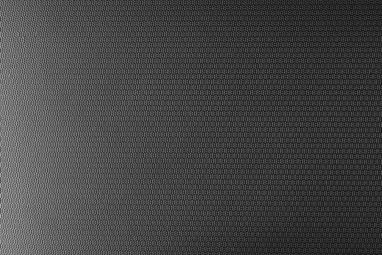 Black, hard plastic textured, flat surface background, design element
