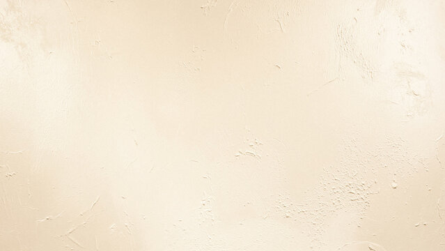 Minimalist Beige Plaster Wall Texture Background, Soft Cream Painted Surface with Subtle Gradient and Distressed Finish for Elegant Interior Design Wallpaper and Professional Product Display