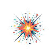 Comic book style colorful starburst explosion graphic with starburst, explosion © ALI