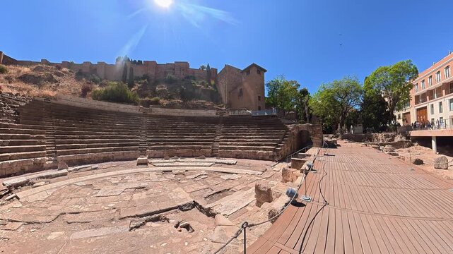 El teatro romano y la Alcazaba de M&aacute;laga es Espa&ntilde;a