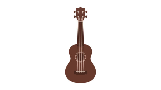 Acoustic ukulele music icon.