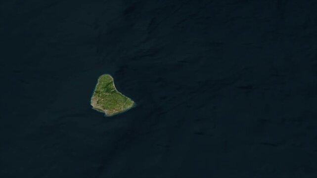  Zooming From World Map To BARBADOS, High Tech Colorful Map Animation