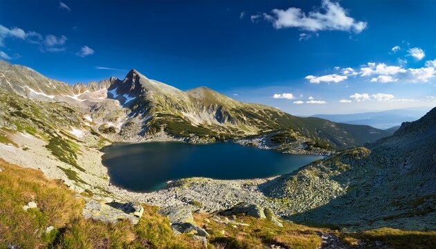Beautiful Landscape At Musala Lakes Rila Bulgaria