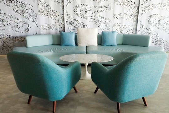 Mid Century Modern Lounge Seating Area
