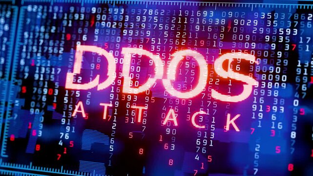 Attacks on banking systems. Hacker attacks on corporate servers. DDoS attack concept. DDoS attacks on information systems.