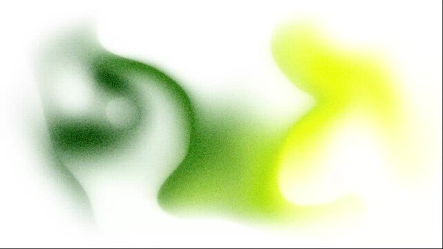 Abstract green yellow gradient wave, frosted glass blur texture, colorful mesh background, creative poster design