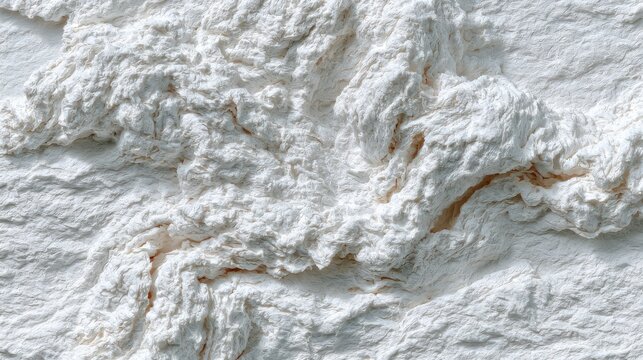 White Wrinkled Abstract Texture Background
