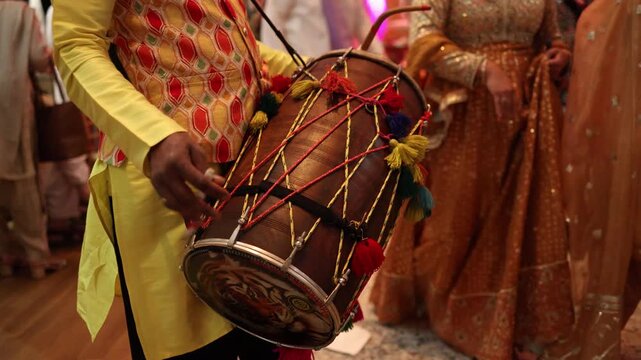 Arch and decorations on a south asian Indian wedding