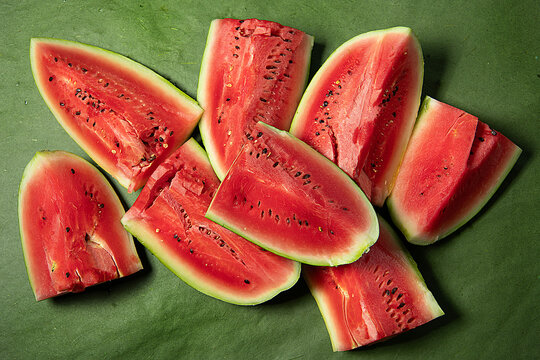 Watermelon on the table