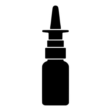 Nasal Spray Icon with Nose Spray Bottle for Allergy Relief, Congestion and Sinus Treatment