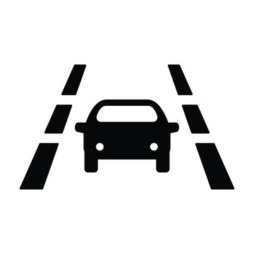 Lane Departure Warning Light Icon